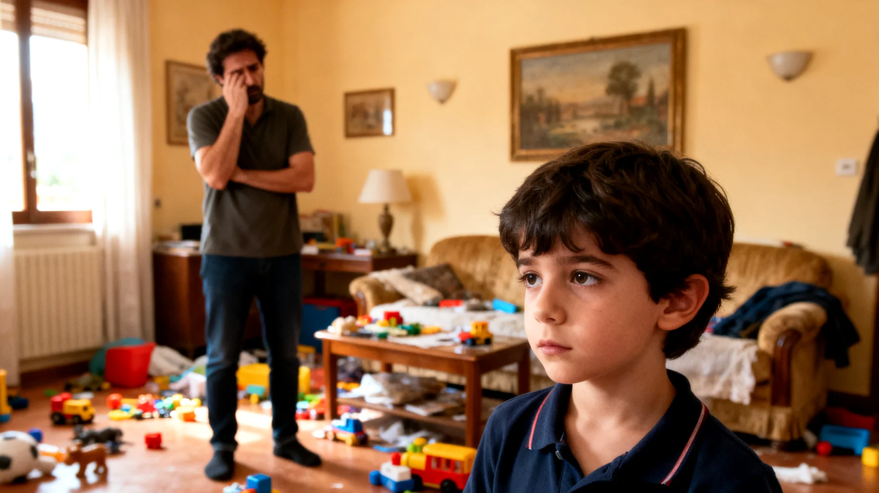 I genitori faticano a coinvolgere i bambini nelle attività quotidiane come riordinare i giochi, apparecchiare la tavola o mettere via i vestiti. Spesso i bambini ignorano le richieste, si distraggono o protestano, lasciando i genitori esausti e frustrati, con la sensazione di dover fare tutto da soli."