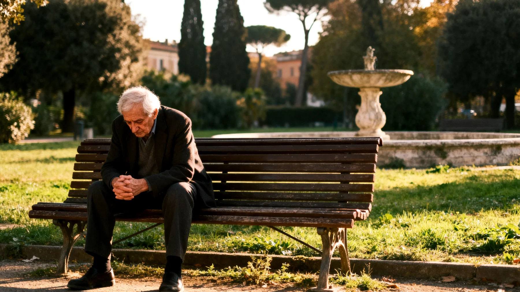 Il nonno si sente in colpa per non riuscire a essere presente come vorrebbe nella vita dei nipoti adolescenti, temendo di deluderli o di non capirli abbastanza"