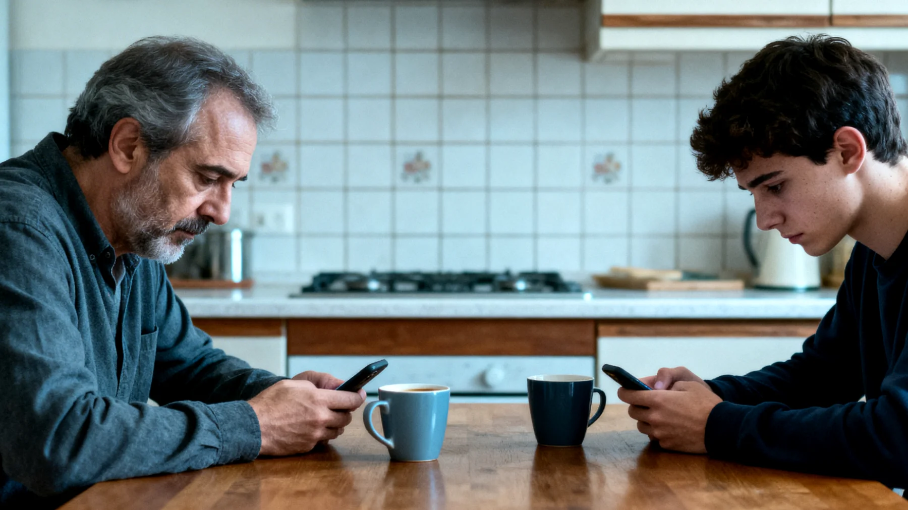 Un padre fatica a mantenere un dialogo aperto e autentico con il figlio giovane adulto: le conversazioni si limitano a scambi superficiali o pratici, mentre temi profondi come emozioni, sogni, paure e scelte di vita vengono evitati o si trasformano in incomprensioni e silenzi."